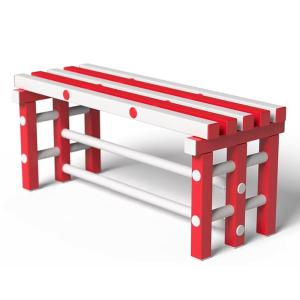 Купить Скамья для оснащения бассейна жесткий ПВХ 1000х420х450 мм в Пятигорске 