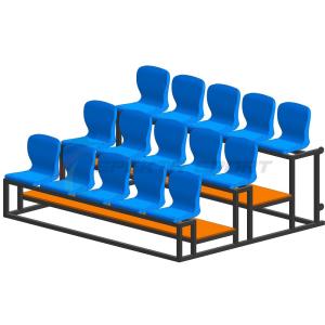Купить Трибуна мобильная 3 ряда сиденья пластиковые на 15 мест в Пятигорске 