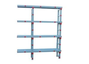 Купить Стеллаж с выступом для плавательного инвентаря, жесткий ПВХ, 1510х374х1810 мм в Пятигорске 