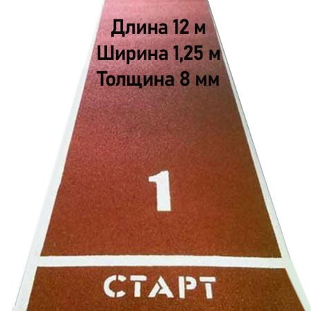 Купить Дорожка для разбега 12 м х 1,25 м. Толщина 8 мм в Пятигорске 