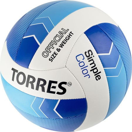 Купить Мяч волейбольный Torres Simple Color любительский р.5 в Пятигорске 